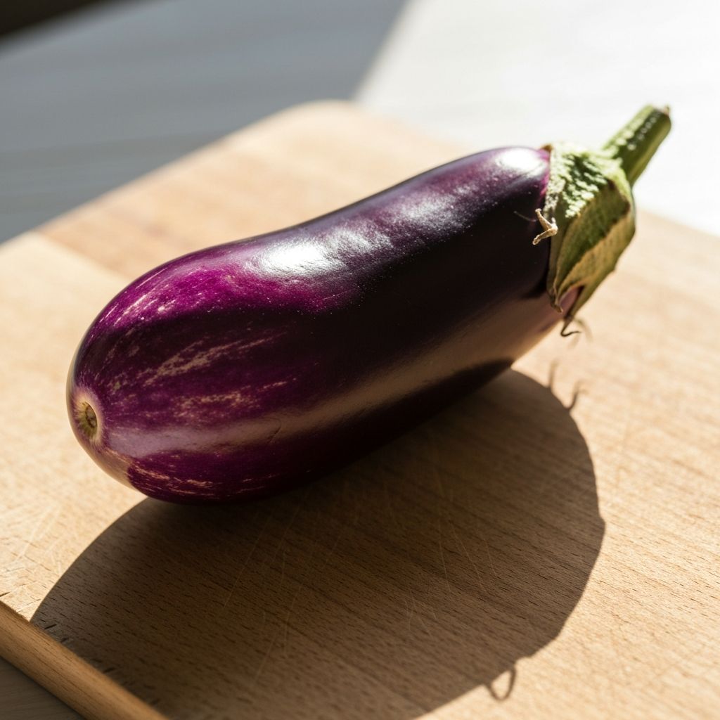 Fresh eggplant - a nightshade vegetable to avoid on AIP