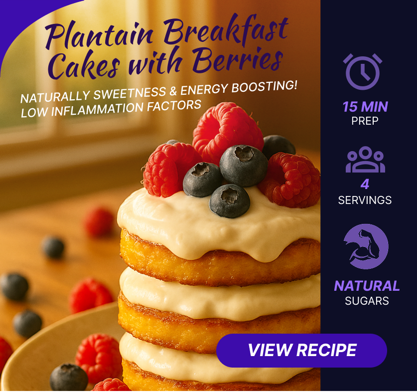 Plantain Breakfast Cakes